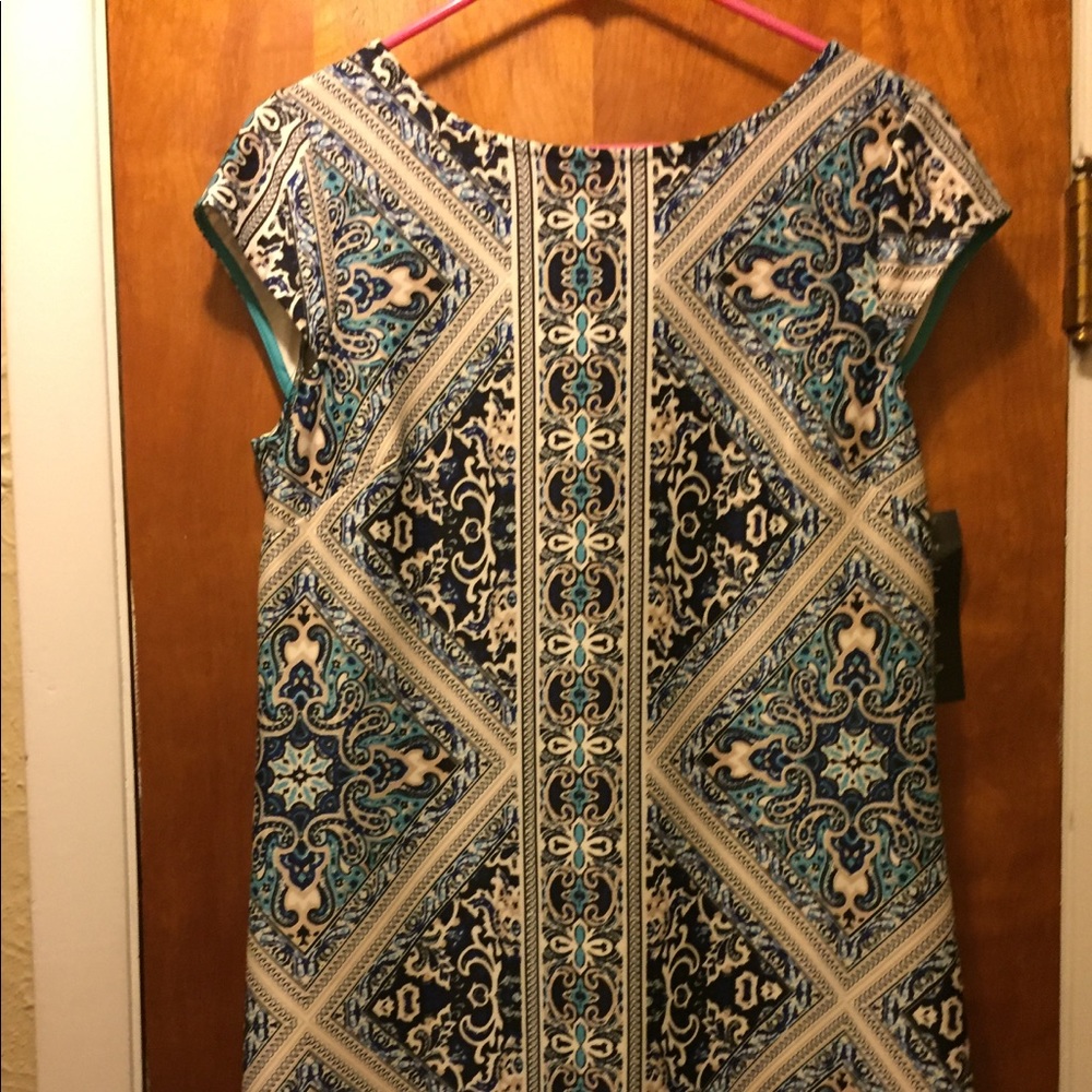 Colorful print dress